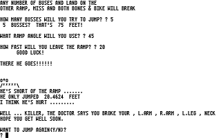 Big Motorcycle Jump (The) atari screenshot